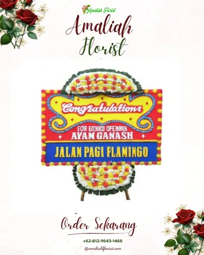 Bunga Papan Congratulation di Birobuli Utara